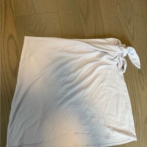 Aritzia Lilac Wrap Skirt with Tie Detail